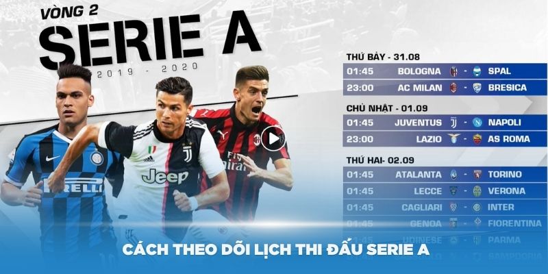 Hướng dẫn cách theo dõi lịch thi đấu Serie A tại nhà cái OK9